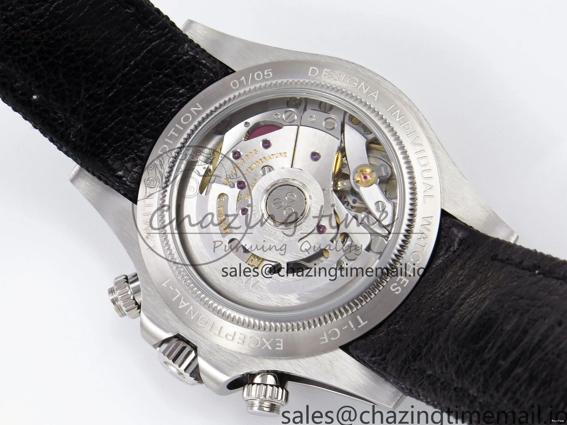 MiroTime 0321 Daytona EXCEPTIONAL-1 DIWF Best Edition Gray Dial on Black Nylon Strap SH Vibrant 1010